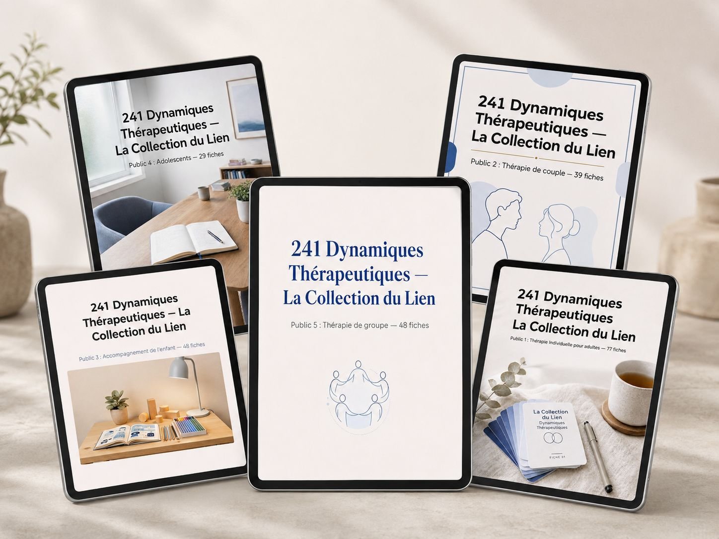 Maquette du produit — La Collection du Lien
